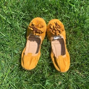 Olio yellow flower flats